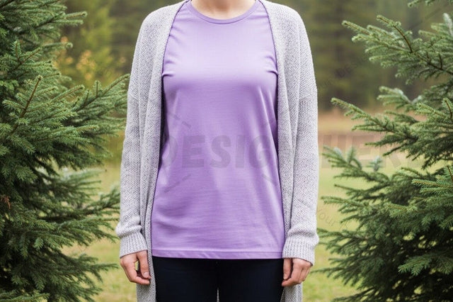 Purple t-shirt mockup design Mock Up Photo Designangry 