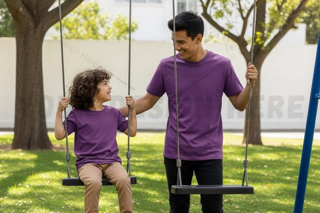 Purple t-shirt mockup design Mock Up Photo Regulrcrative 