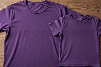 Purple t-shirt mockup design Mock Up Photo Regulrcrative 