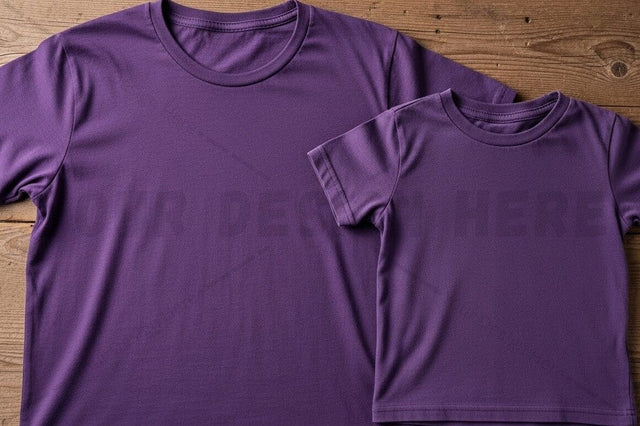 Purple t-shirt mockup design Mock Up Photo Regulrcrative 