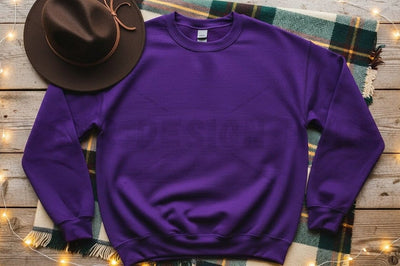 Purple t-shirt mockup design with accessories Mock Up Photo Designangry 