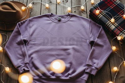 Purple t-shirt mockup with accessories Mock Up Photo Designangry 