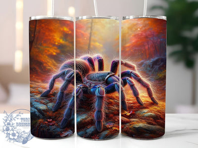 Purple Tarantula 20oz Tumbler, Colombian Purple Bloom PNG, Exotic Spider Sublimation Design, 20oz Tarantula Wrap, Vibrant Spider PNG, Nature Inspired Tumbler, Artistic Tarantula Sublimation Sublimation ToriDesigns 