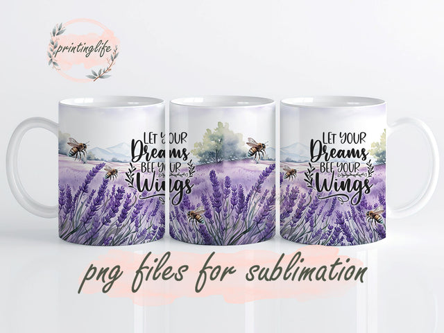Purple Tumbler Wrap Positive Quote Mug Wrap Design, Instant Digital Design Download Mug Wrap Design, Mug Design PNG Sublimation PrintingLife 