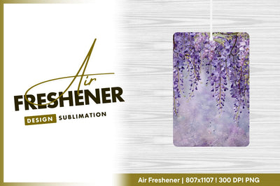 Purple wisteria flowers elegant floral background design Sublimation Regulrcrative 