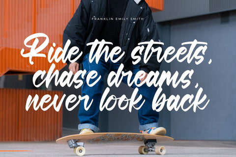 Purplest Stonelly - Beautiful Script Font Font Letterena Studios 