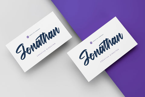 Purplest Stonelly - Beautiful Script Font Font Letterena Studios 