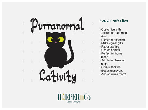 Purranormal SVG PNG Cut EPS File SVG HarperNCo 