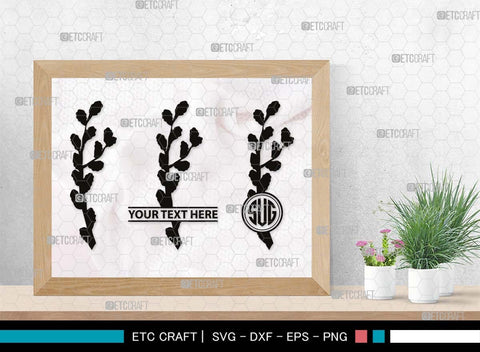 Pussy willow Monogram, Pussy Willow Silhouette, Pussy Willow SVG, Spring Nature Svg, Grass Svg, Flower Svg, Pussy Willow Icon Svg, SB00527 SVG ETC Craft 