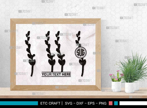 Pussy Willow Monogram, Pussy Willow Silhouette, Pussy Willow SVG, Spring Nature Svg, Grass Svg, Flower Svg, Pussy Willow Icon Svg, SB00527 SVG ETC Craft 