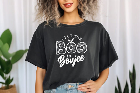 Put the Boo in Boujee Svg for Halloween Holiday, Halloween Svg, Witch Svg, Witch Shirt Svg, Halloween Costume Svg SVG DesignDestine 
