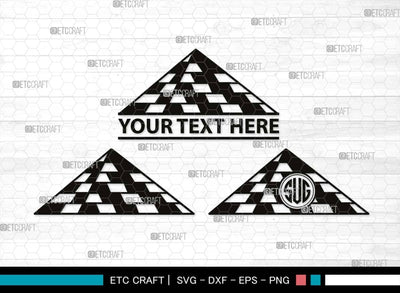 Pyramid Monogram, Pyramid Silhouette, Pyramid SVG, Egypt Svg, Egyptian Svg, Landmark Svg, Travel Svg, SB00528 SVG ETC Craft 
