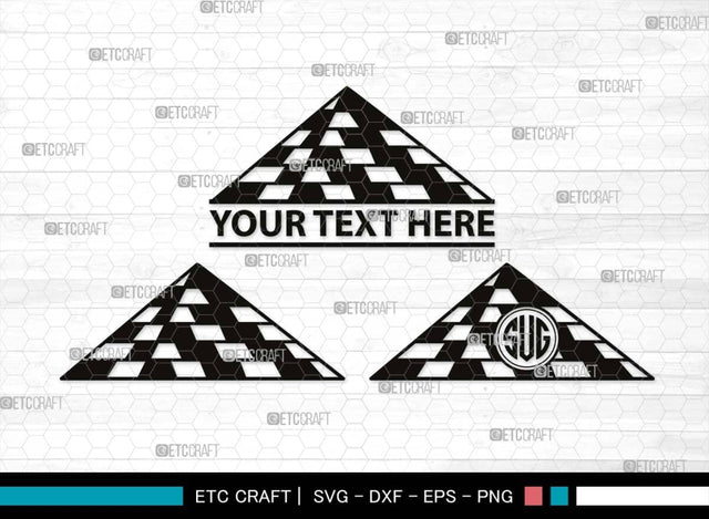 Pyramid Monogram, Pyramid Silhouette, Pyramid SVG, Egypt Svg, Egyptian Svg, Landmark Svg, Travel Svg, SB00528 SVG ETC Craft 