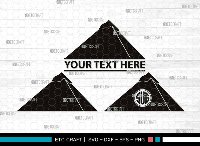 Pyramid Monogram, Pyramid Silhouette, Pyramid SVG, Egypt Svg, Egyptian Svg, Landmark Svg, Travel Svg, SB00528 SVG ETC Craft 