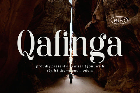 Qafinga - Classy & Stylish Serif Font studioalmeera 