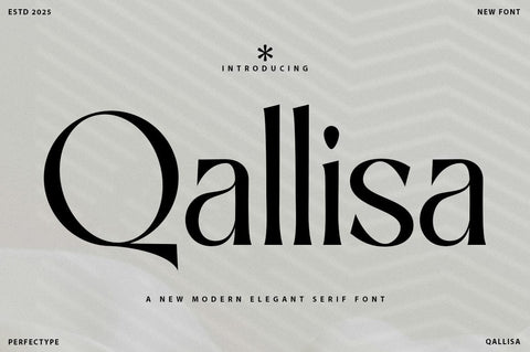Qallisa Sans Serif Font muhammadzeky 
