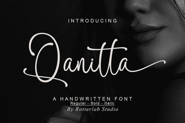Qanitta Font Rotterlab studio 