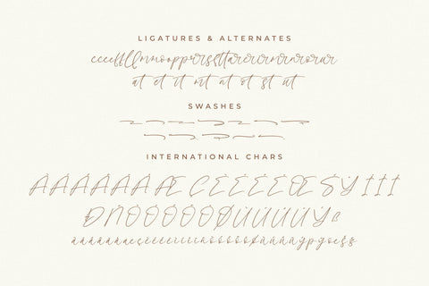 Qarlesya - Modern Elegant Script Font Letterena Studios 