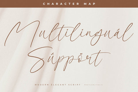 Qarlesya - Modern Elegant Script Font Letterena Studios 