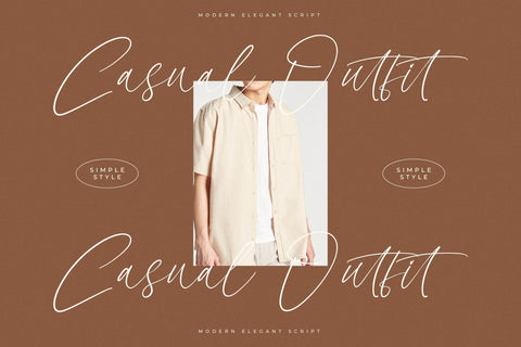 Qarlesya - Modern Elegant Script Font Letterena Studios 