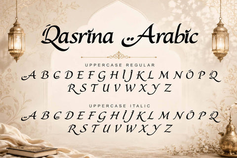 Qasrina Arabic Font Prasetya Letter 