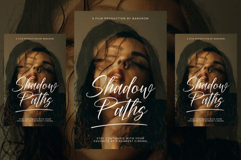 Qategina Amistark - Modern Handwritten Freestyle Font Letterena Studios 