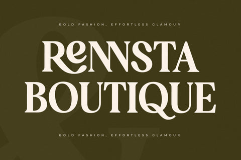 Qeldorat - Modern Serif Font Font Letterena Studios 