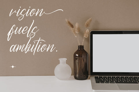 Qenithamy Blainora - Modern Signature Font Font Letterena Studios 