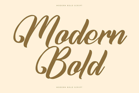 Qentyson Humberta - Modern Bold Script Font Letterena Studios 