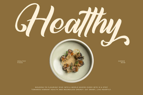 Qentyson Humberta - Modern Bold Script Font Letterena Studios 