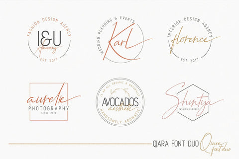 Qiara Font Duo Font studioalmeera 