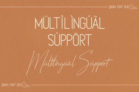 Qiara Font Duo Font studioalmeera 