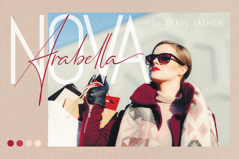 Qiara Font Duo Font studioalmeera 