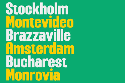 Qilagen - Modern Condensed Sans Serif Font studioalmeera 