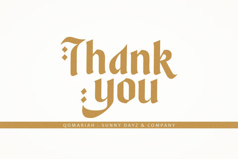 . Qomariah – Arabic Display Font Font Four Lines Std. 