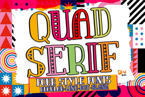 Quad Serif Font Font Dm Letter Studio 