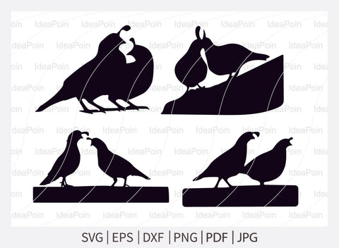 Quail svg, Quail Bird SVG Files Bundle, Quail Silhouette, Quail Bird Vector; Quail Bird svg Bundle, Flying Bird svg, Wildlife svg, Quail Bird Cut File SVG Dinvect 