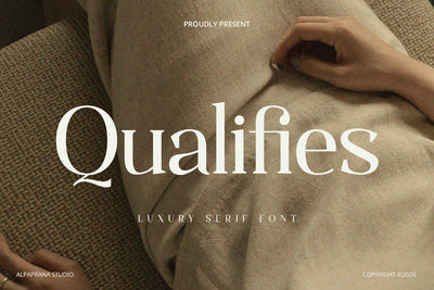 Qualifies - Serif Font Font Alpaprana Studio 