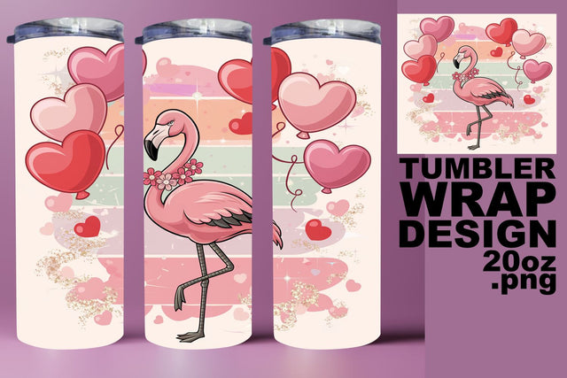 Quality 20oz wrap, easy-to-use PNG for creativity! , Valentines Sublimation HoodArtCraft 