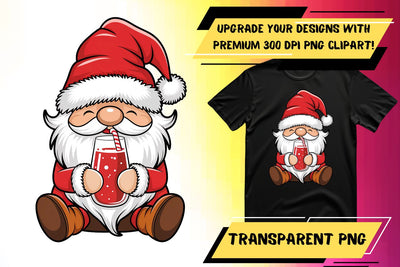 Quality graphics, in PNG for sublimation , Gnome Sublimation HoodArtCraft 