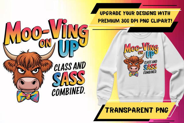 Quality graphics, made for sublimation projects , Funny Cow Sublimation HoodArtCraft 