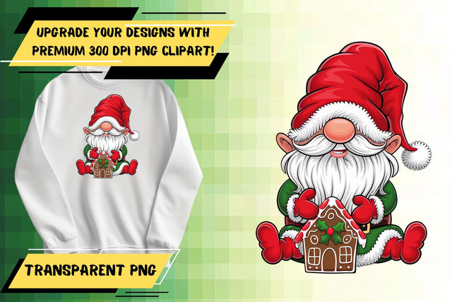 Quality PNG designs, for your sublimation projects , Gnome Sublimation HoodArtCraft 