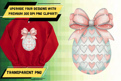 Quality PNG images, tailored for sublimation work , Easter Bow Sublimation HoodArtCraft 