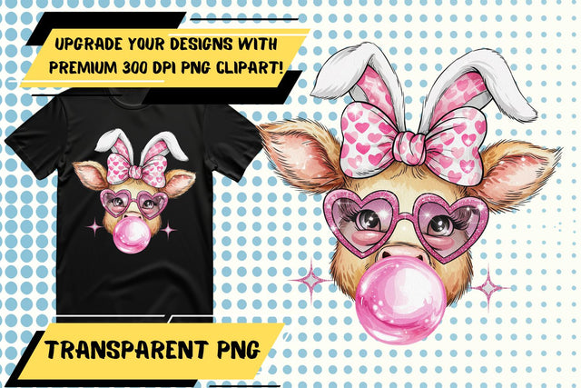 Quality sublimation PNG, for your artwork , Cute Easter Sublimation HoodArtCraft 