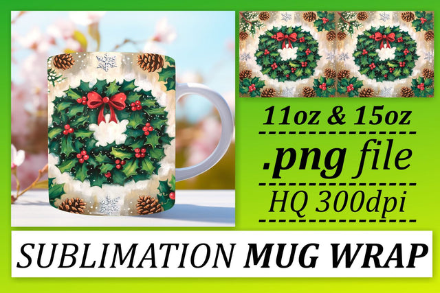 Quality wrap templates, enhance your crafting projects! , Christmas Sublimation afrosvg 