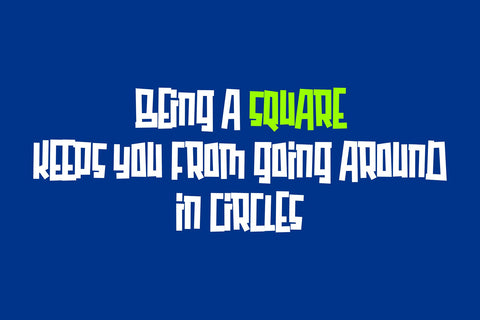 Qubiko - Unique Display Font Font Mozzatype 