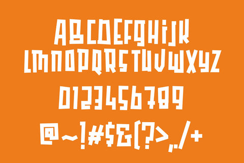 Qubiko - Unique Display Font Font Mozzatype 