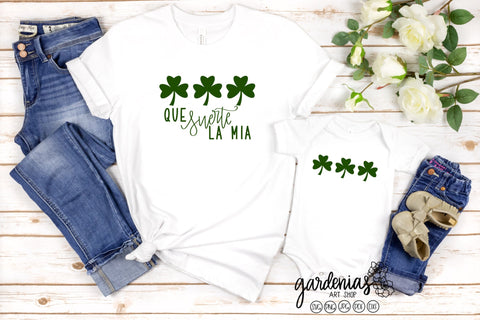 Que suerte la mía - Trebol SVG Gardenias Art Shop 