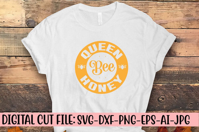Queen Bee Honey SVG SVG Syaman 