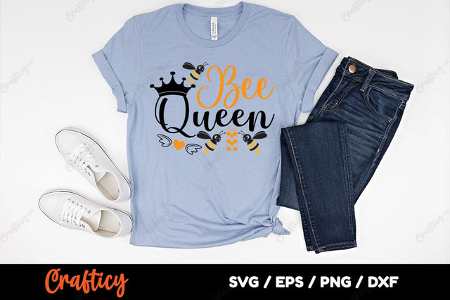 Queen Bee SVG Design SVG Designangry 